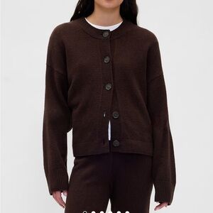 Gap cashsoft oversized chunky cardigan